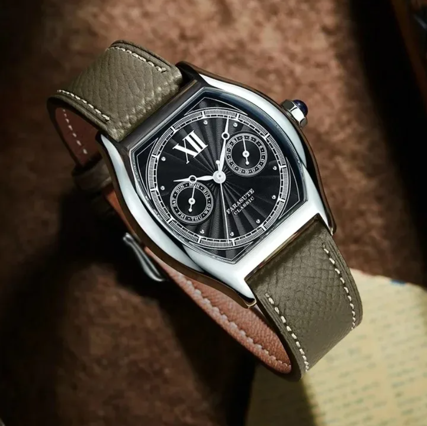 Vintage Fashion Week - FARASUTE Men Pilot Watch 36mm*44mm Vintage