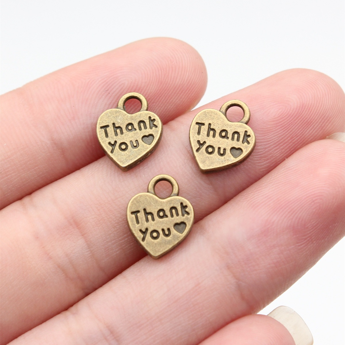 Vintage Fashion Theme - 20pcs 12x10mm 2 Colors Antique Silver