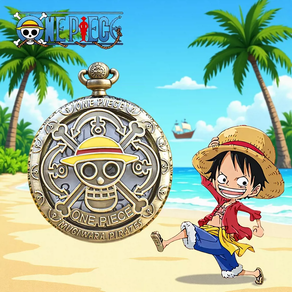Vintage Fashion Model - New Cartoon One Piece Pocket Watch