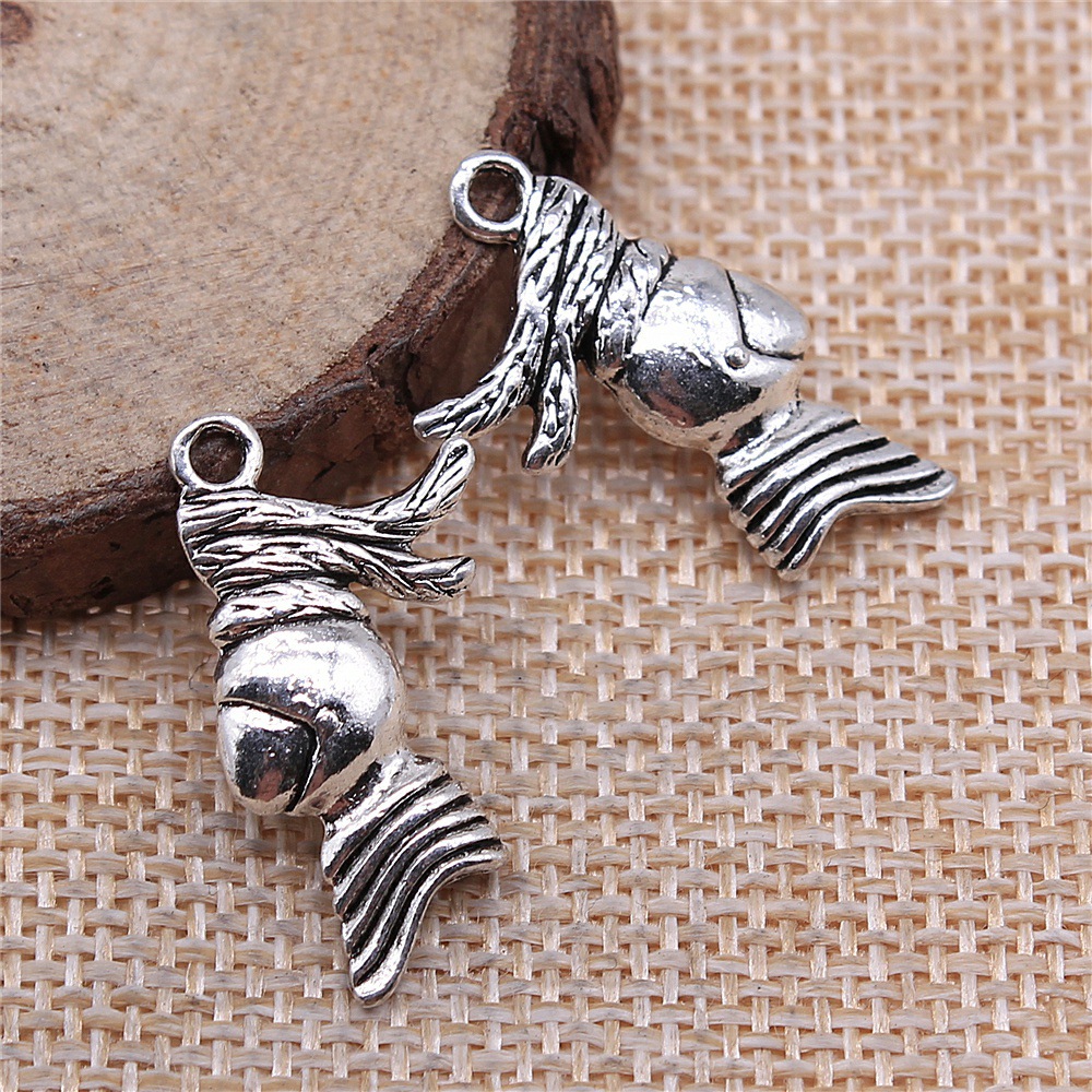 Vintage Fashion Stores - 20pcs 27x14mm(1.06x0.55inch) Antique Silver Color Fighting