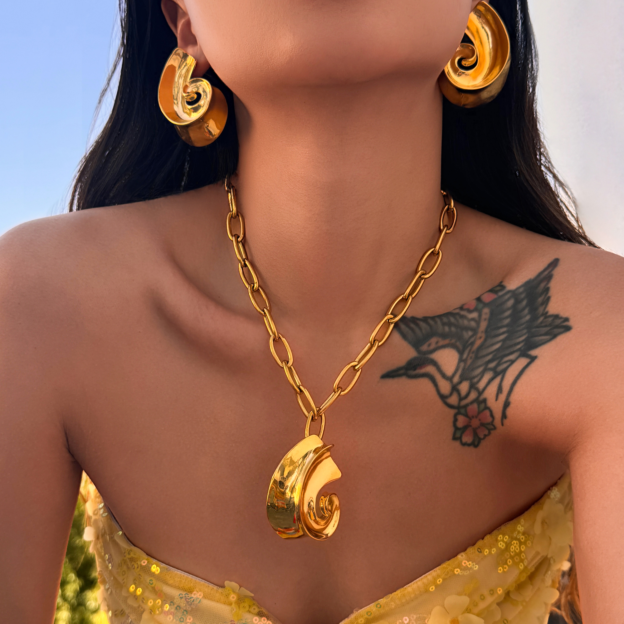 Vintage Fashion Vogue - DASEIN New Vintage Snail Irregular Pendant