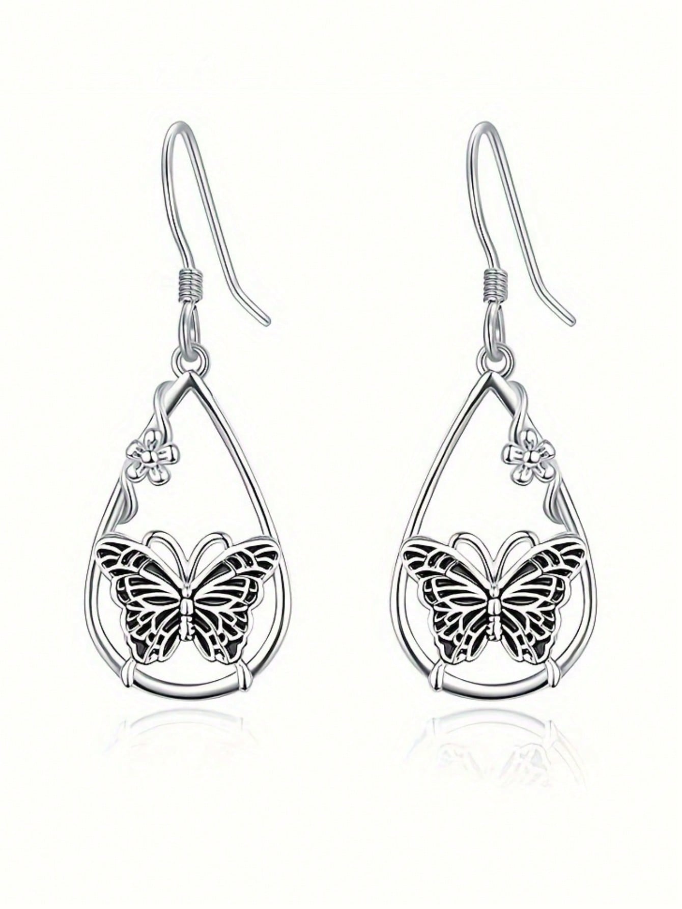 Vintage Fashion Earrings - 1pair Vintage Fashionable Water Drop Shaped