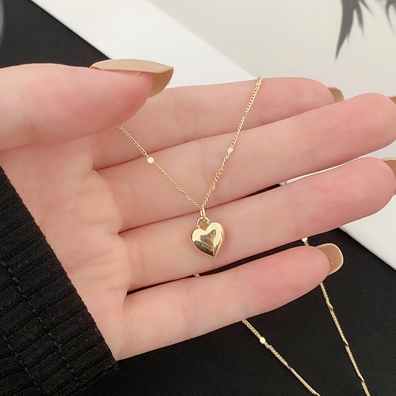 Vintage Fashion Ideas - 1pc Elegant Vintage Heart Pendant Necklace