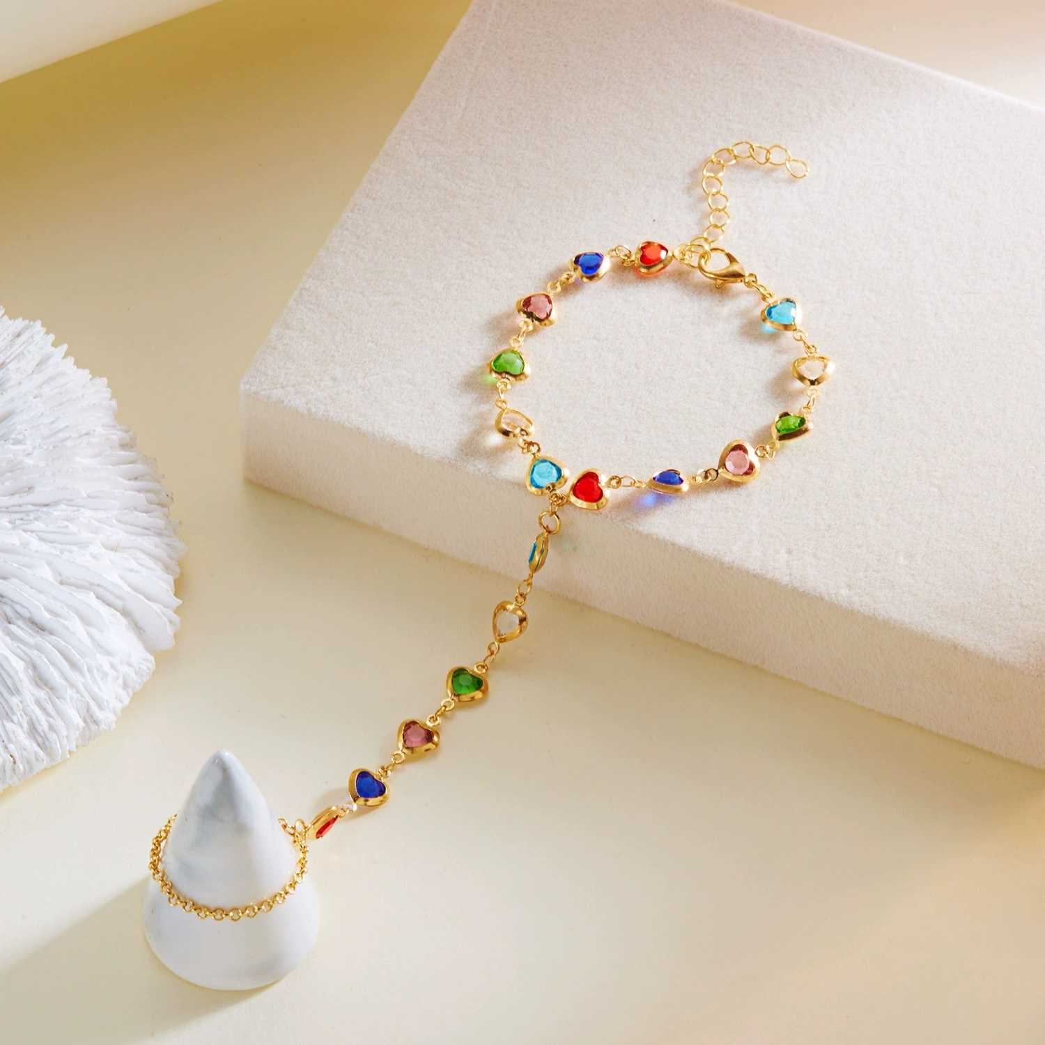 Vintage Fashion Wear - Golden Yellow Ladies' Vintage-style Bracelet, Fashionable