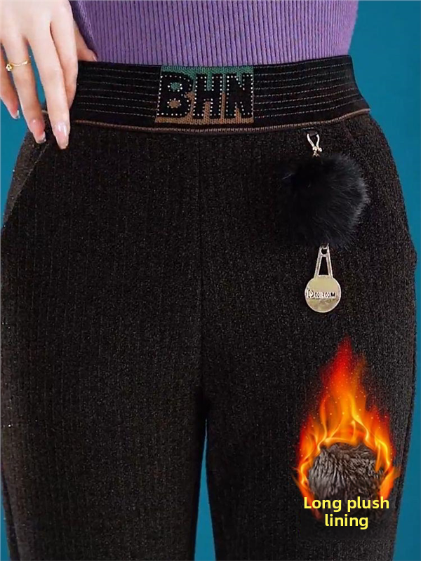 Shiny Sequin Fleece Lined Chin - Mom Jean High Rise 리뷰 및 가격