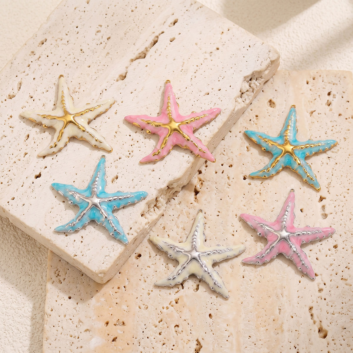 1pcs/lot Stainless Steel Ename - Vintage Fashion Earrings 리뷰 및 가격