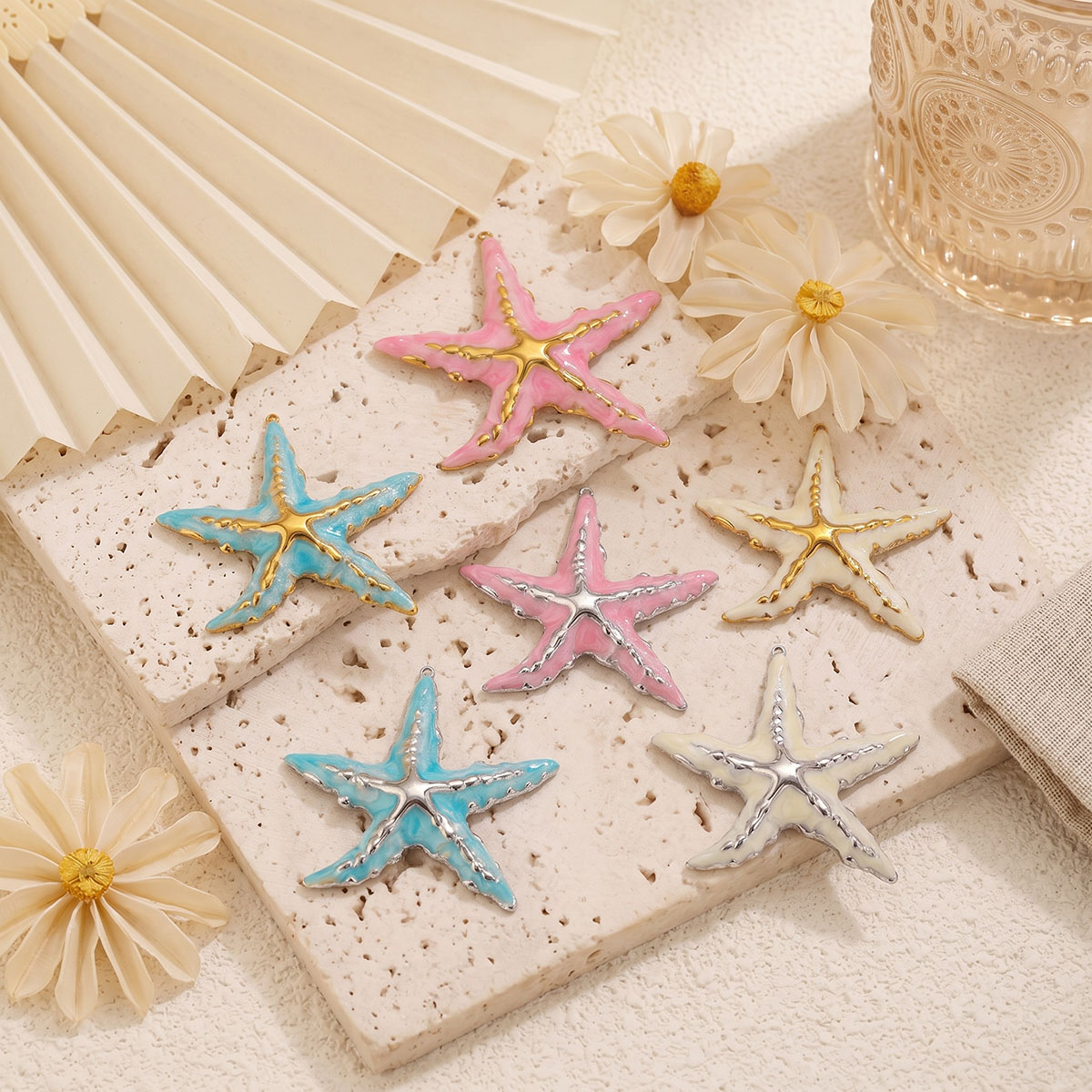 1pcs/lot Stainless Steel Ename - Vintage Fashion Earrings 리뷰 및 가격