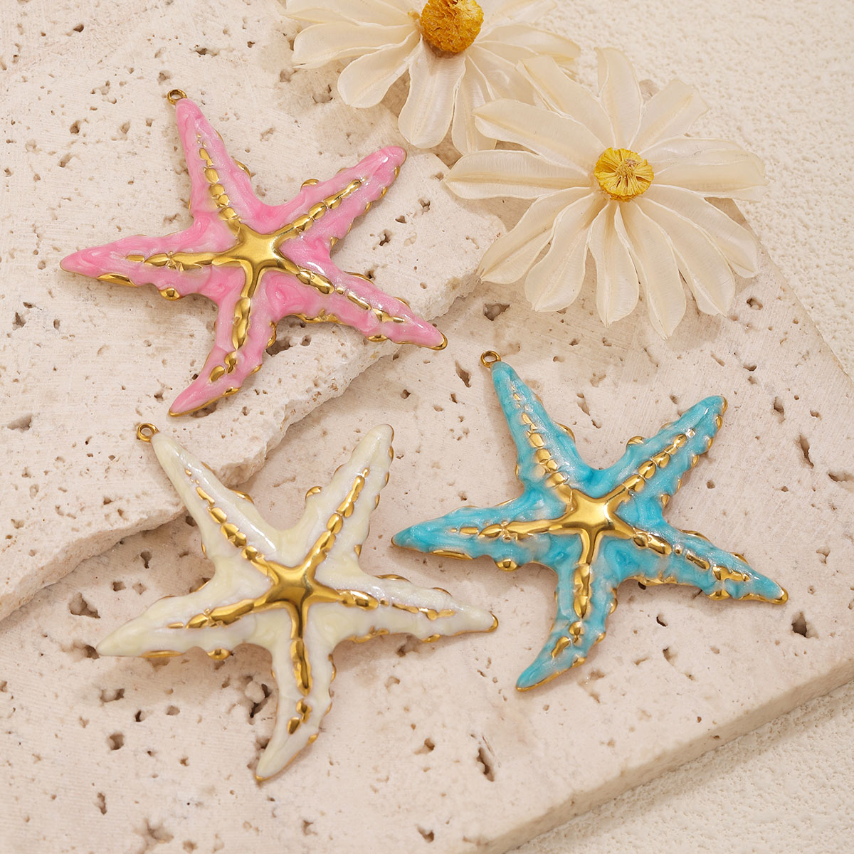 1pcs/lot Stainless Steel Ename - Vintage Fashion Earrings 리뷰 및 가격