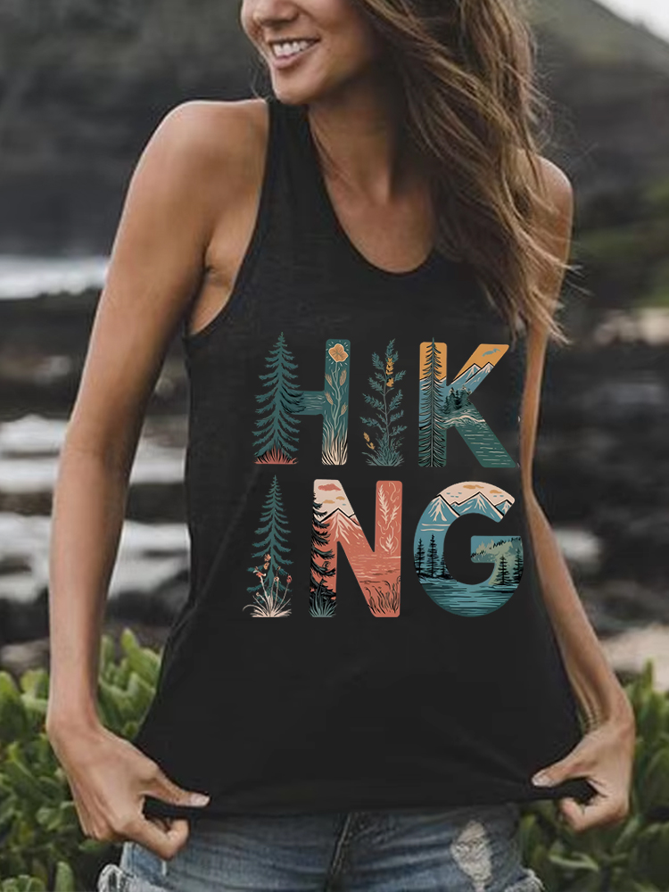 Vintage Hiking Racerback Tank  - Vintage Fashion Gen Z 리뷰 및 가격