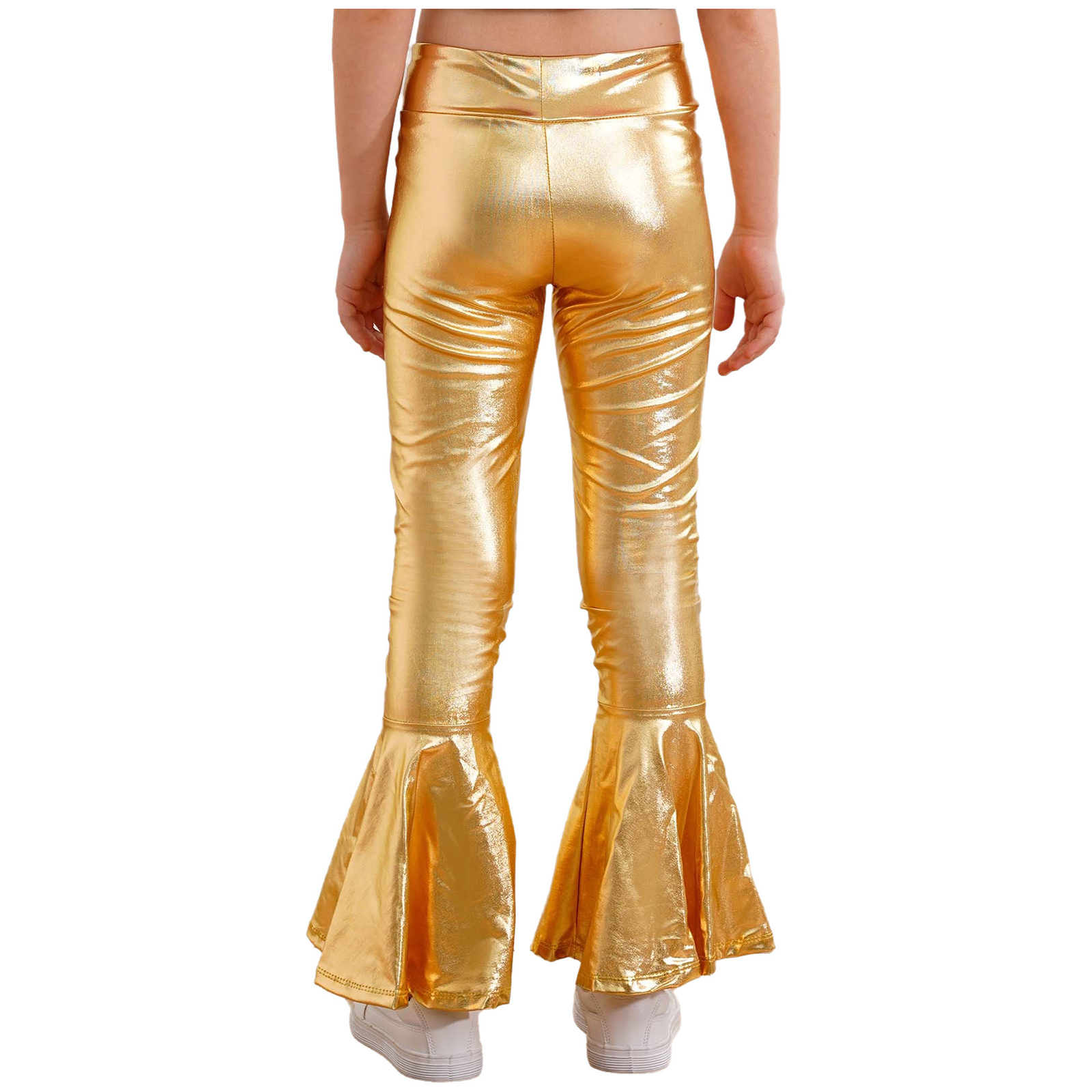 Kids Girls Shiny Flared Trouse - Wide Leg Trouser 70S 리뷰 및 가격
