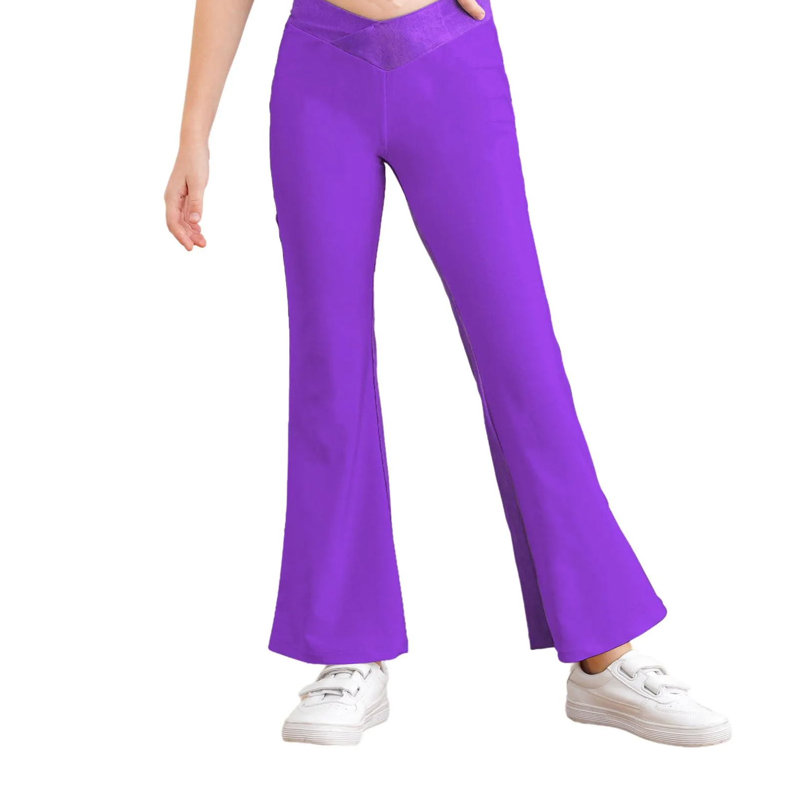 Kids Girls Shiny Flared Trouse - Wide Leg Trouser 70S 리뷰 및 가격