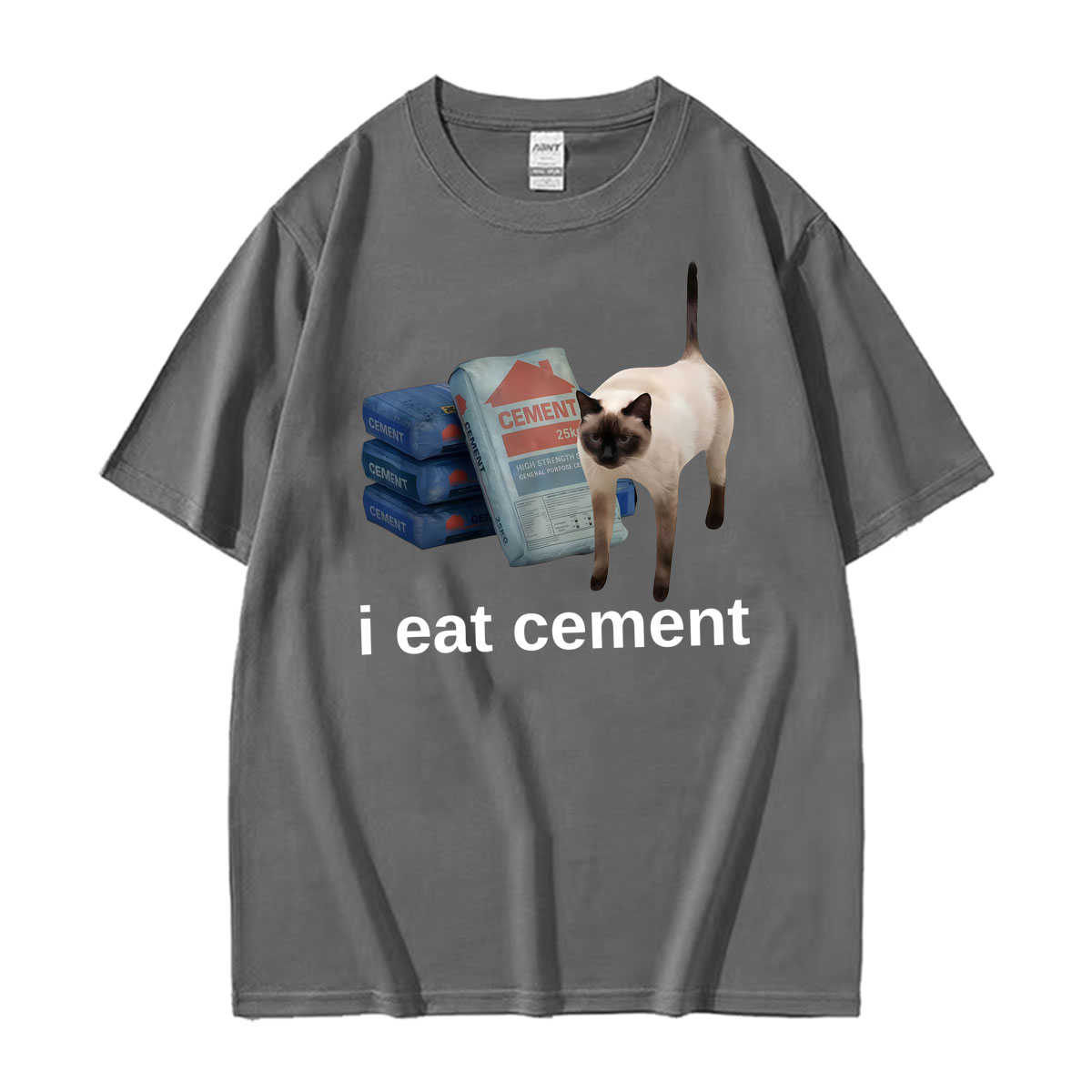 Funny I Eat Cement Cat Meme We - Vintage Fashion Gen Z 리뷰 및 가격
