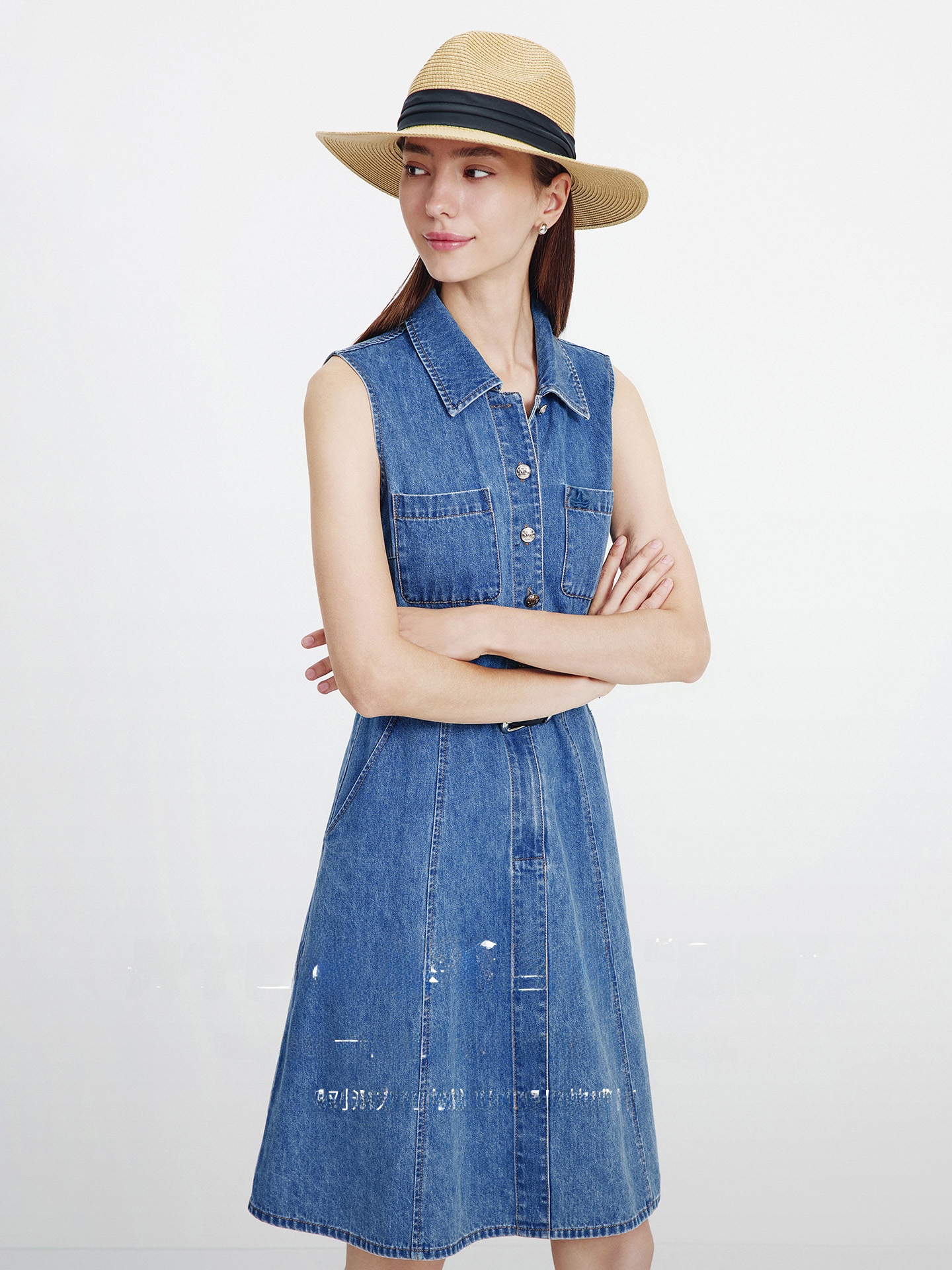 Navigare Summer 2026 Women's V - Denim Skirt Midi Vintage 리뷰 및 가격