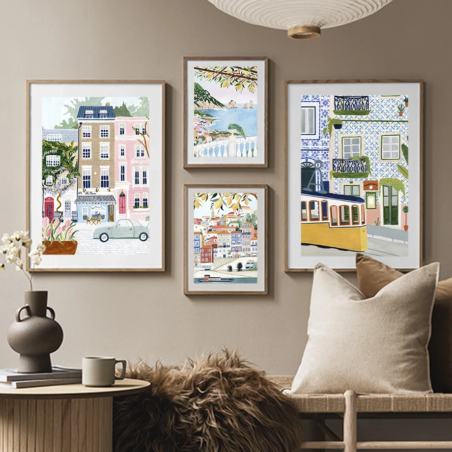Minimalist Canvas Nordic Poste - Vintage Fashion Prints For Wall 리뷰 및 가격