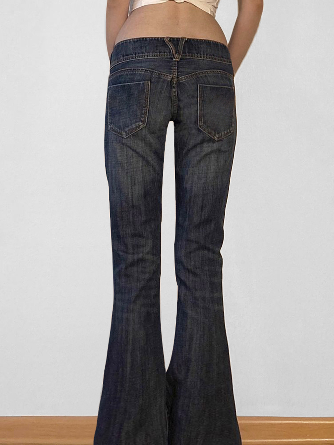 Vintage y2k Flared Jeans Retro - Mom Jean High Rise 리뷰 및 가격