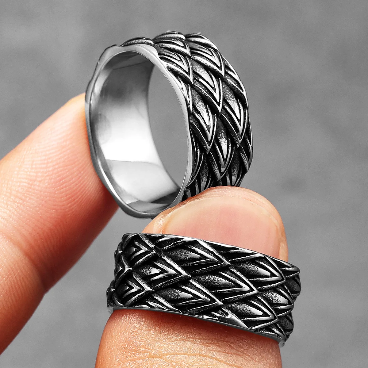 Unique Eagle Feather Men Rings - Vintage Fashion Newtown 리뷰 및 가격
