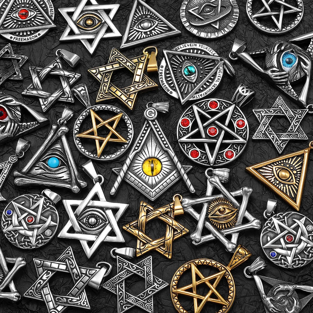 Salomon Star of David Masonic  - Vintage Fashion Newtown 리뷰 및 가격