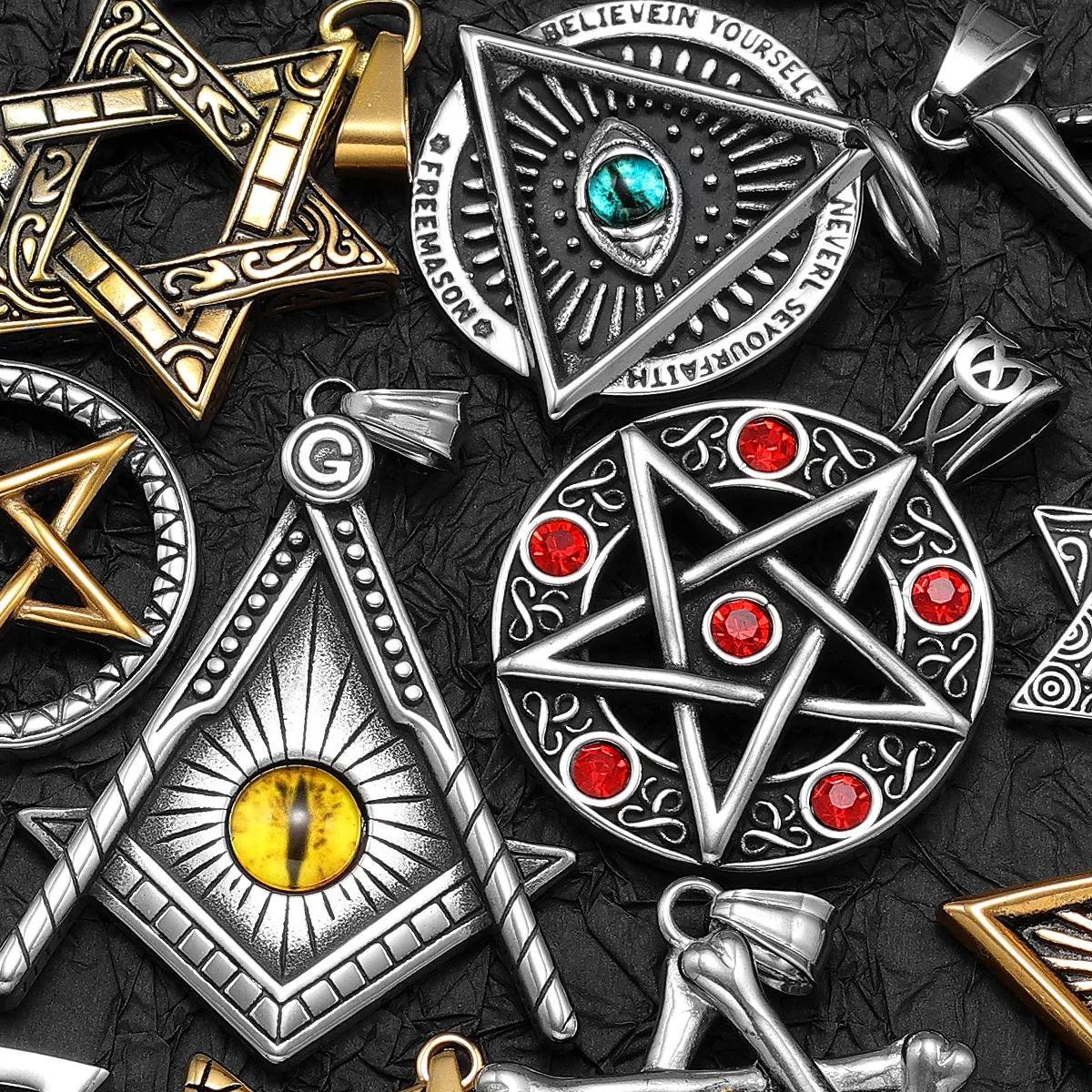 Salomon Star of David Masonic  - Vintage Fashion Newtown 리뷰 및 가격