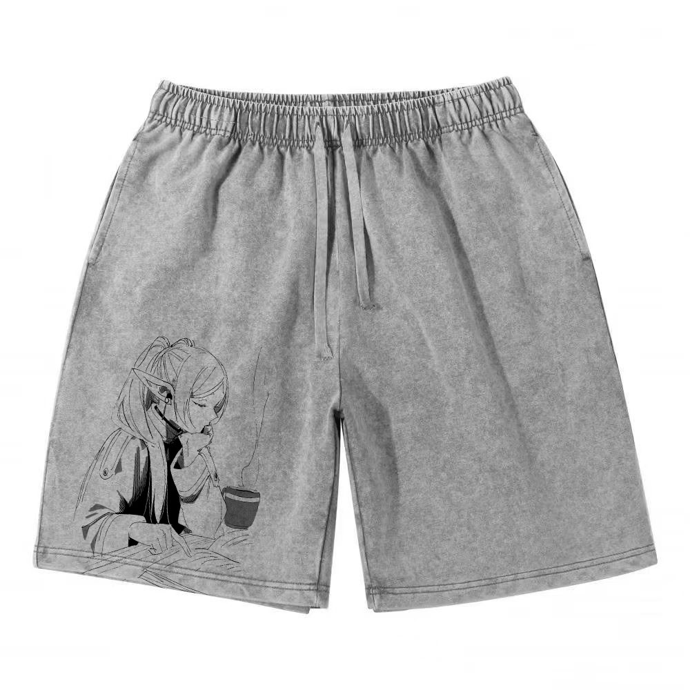 Anime Frieren Shorts Vintage W - Vintage Fashion Model 리뷰 및 가격