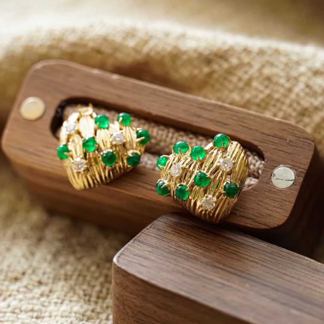 Retro14K Gold Filled Emerald D - Vintage Fashion Eras 리뷰 및 가격