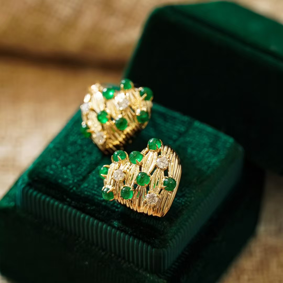 Retro14K Gold Filled Emerald D - Vintage Fashion Eras 리뷰 및 가격
