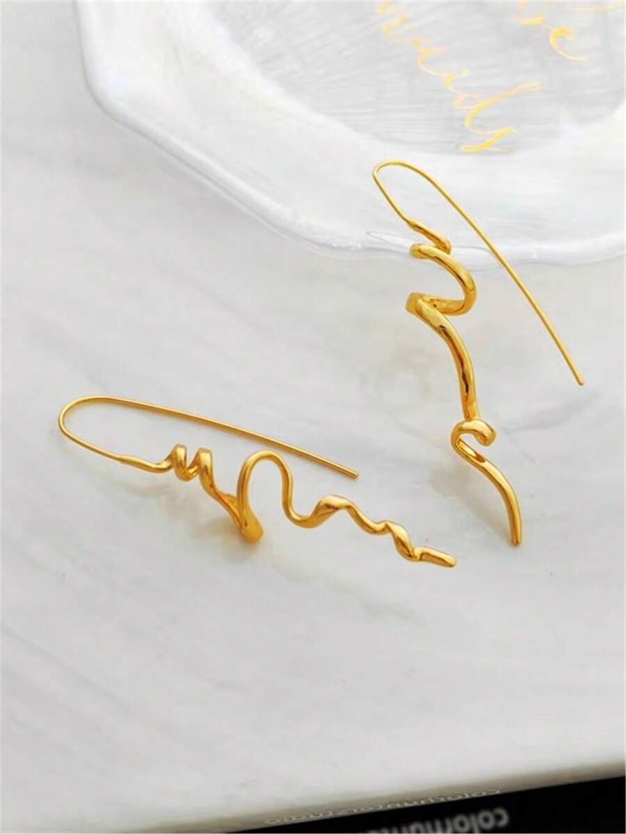 1 Pair Fashionable Women's Abs - Vintage Fashion Earrings 리뷰 및 가격