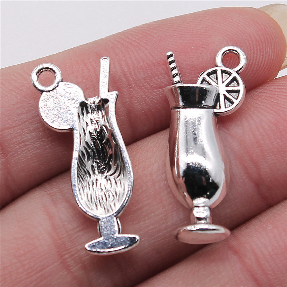 4pcs 12x28mm Antique Silver Co - Vintage Fashion Stores 리뷰 및 가격