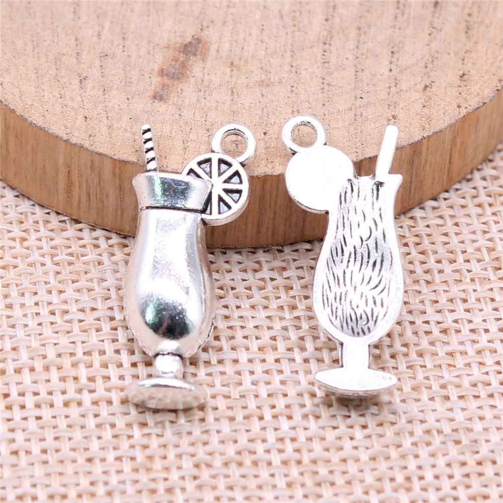 4pcs 12x28mm Antique Silver Co - Vintage Fashion Stores 리뷰 및 가격