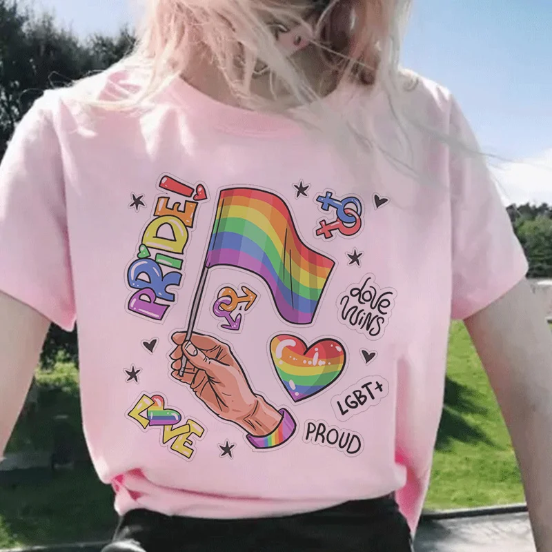 LGBT Aesthetic Women's T-shirt - Vintage Fashion Vogue 리뷰 및 가격