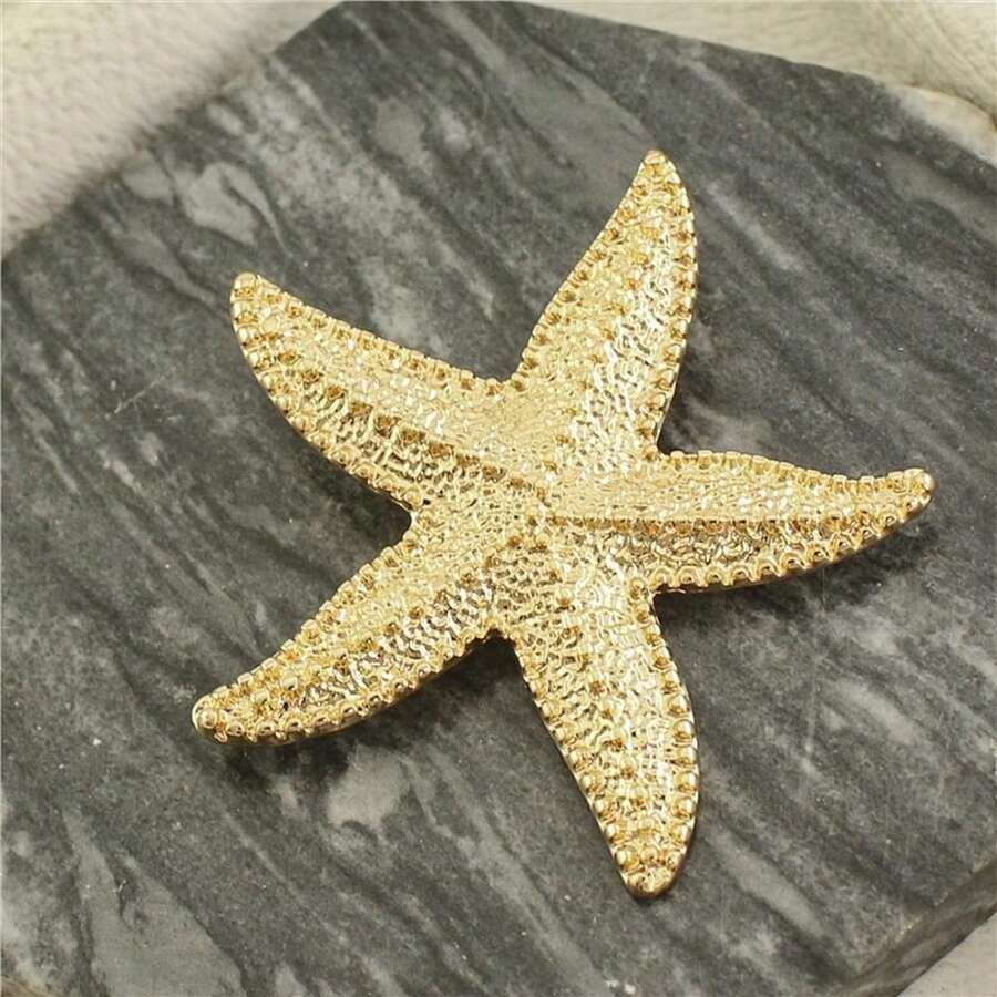 Vintage Golden Starfish Pin El - Vintage Fashion Wear 리뷰 및 가격