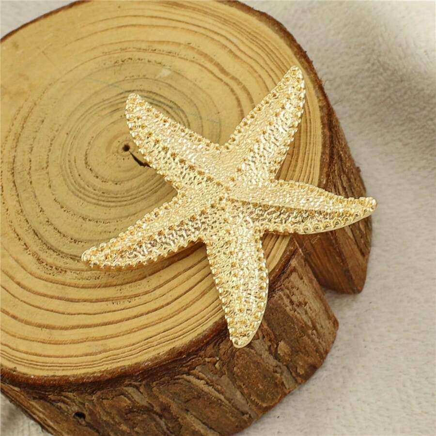 Vintage Golden Starfish Pin El - Vintage Fashion Wear 리뷰 및 가격