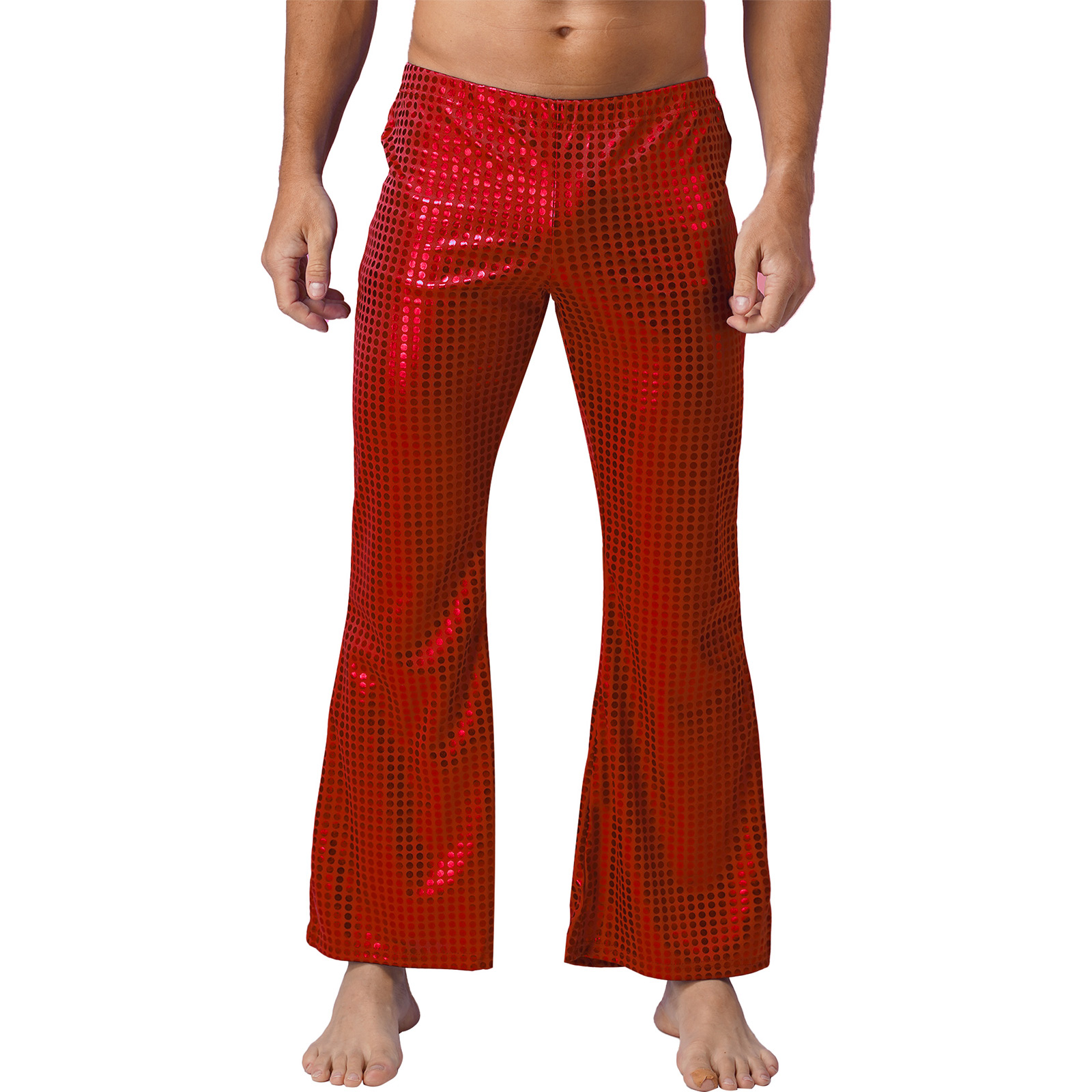 Mens 70s Shiny Sequins Hip Hop - Wide Leg Trouser 70S 리뷰 및 가격