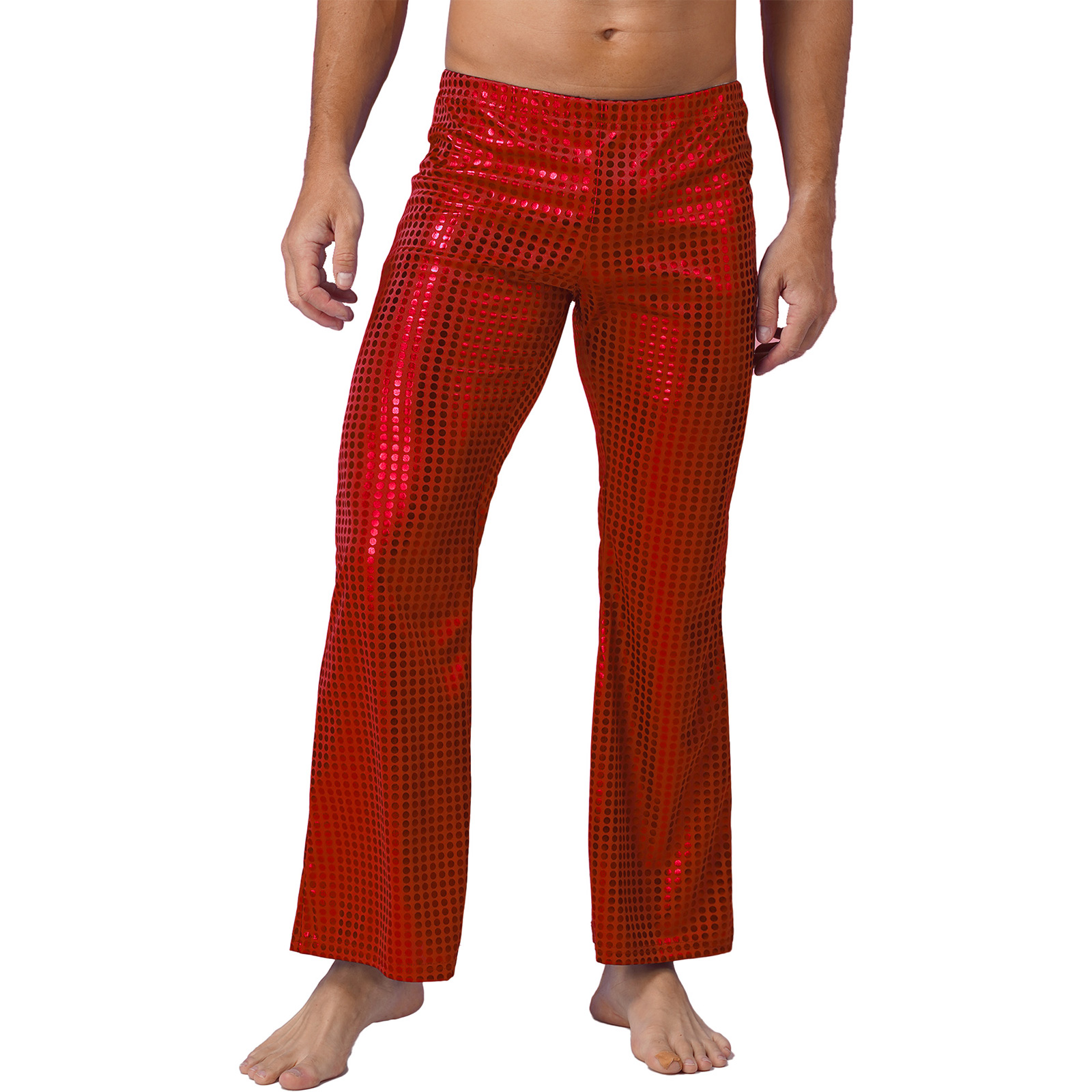 Mens 70s Shiny Sequins Hip Hop - Wide Leg Trouser 70S 리뷰 및 가격