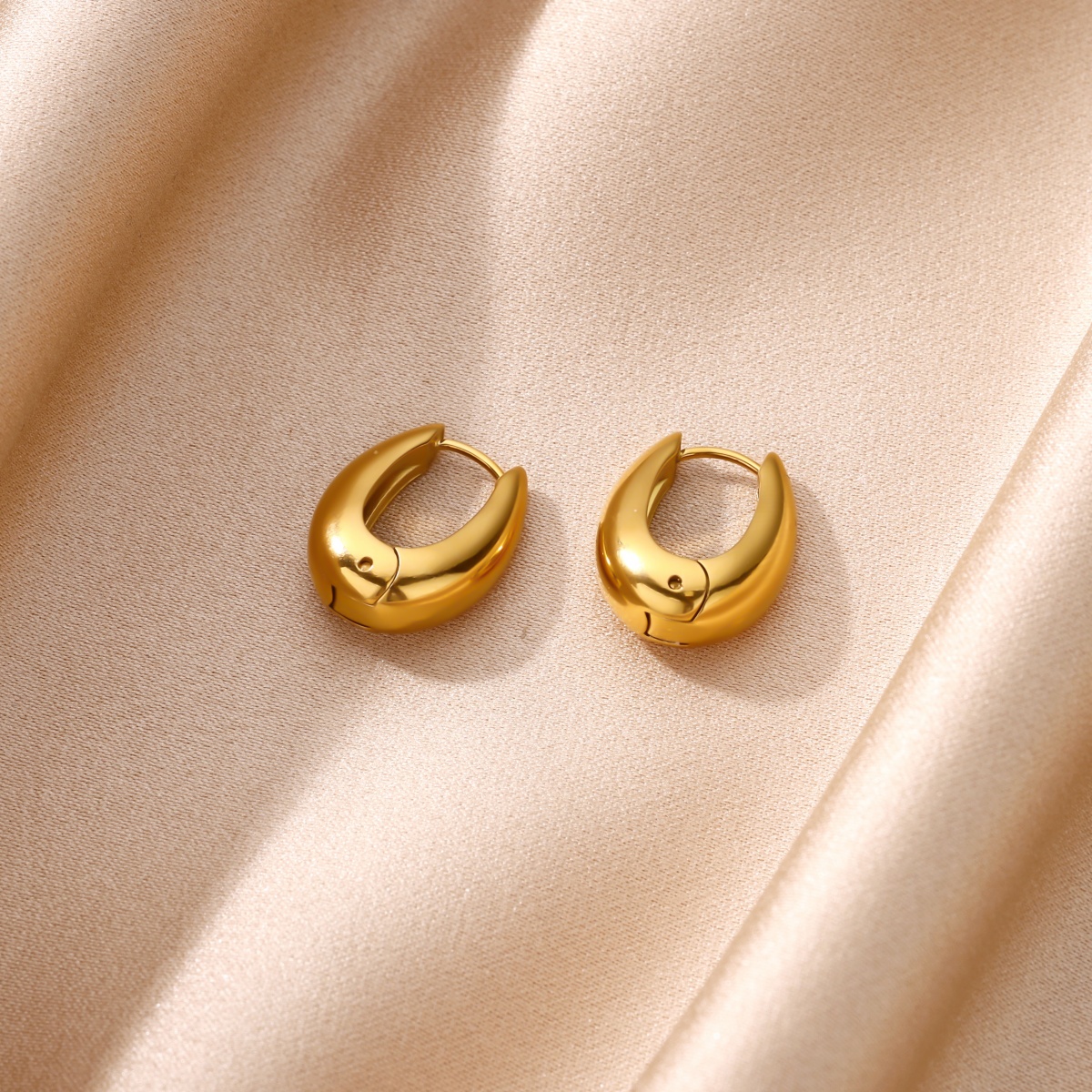 Vintage Small Oval Hoop Earrin - Vintage Fashion Ideas 리뷰 및 가격