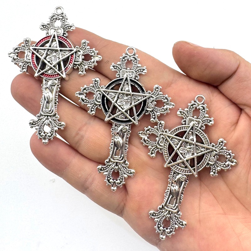 2pcs 30x15mm Gothic Big Cross  - Vintage Fashion Stores 리뷰 및 가격