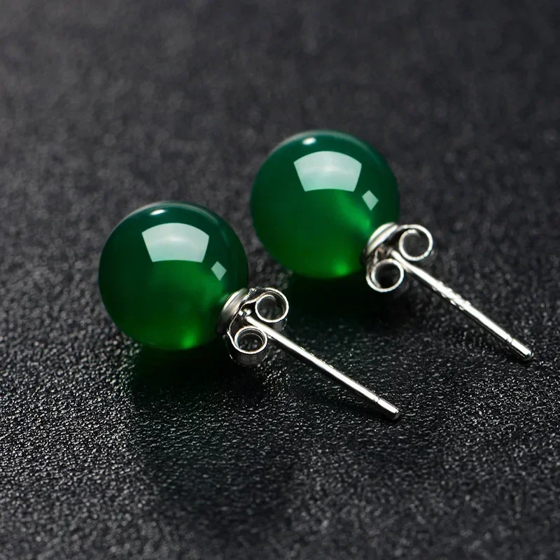 Jade Bead Earrings Energy Ston - Vintage Fashion Earrings 리뷰 및 가격