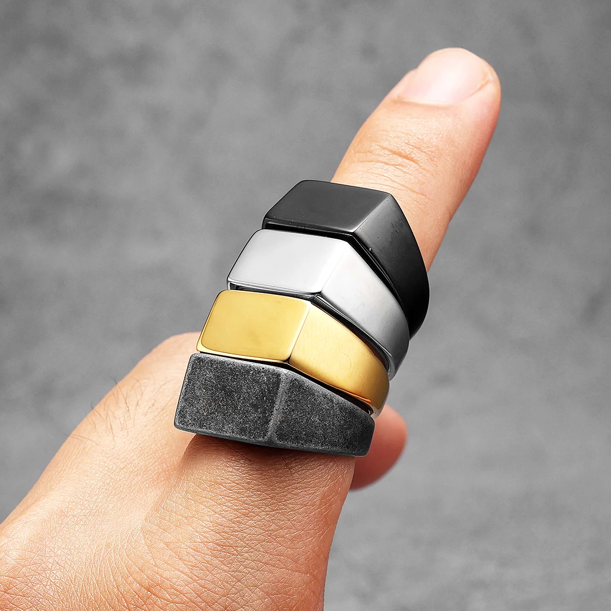 Minimalist Rectangle Engrave M - Vintage Fashion Newtown 리뷰 및 가격