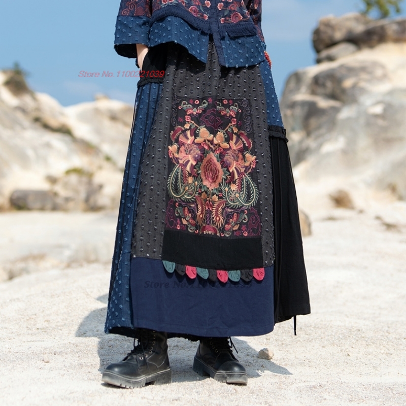 2026 traditional ethnic denim  - Denim Skirt Midi Vintage 리뷰 및 가격