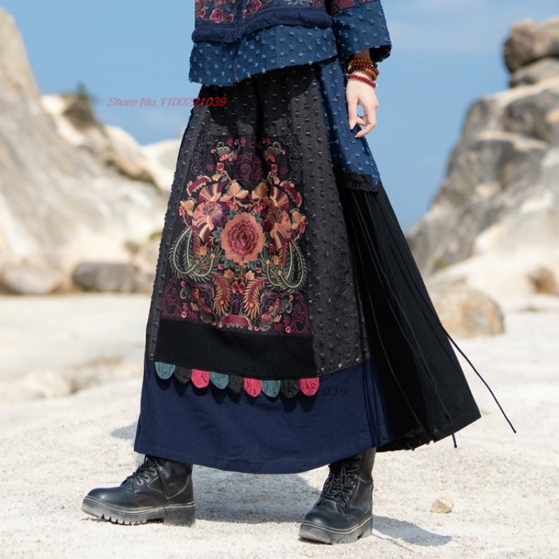 2026 traditional ethnic denim  - Denim Skirt Midi Vintage 리뷰 및 가격