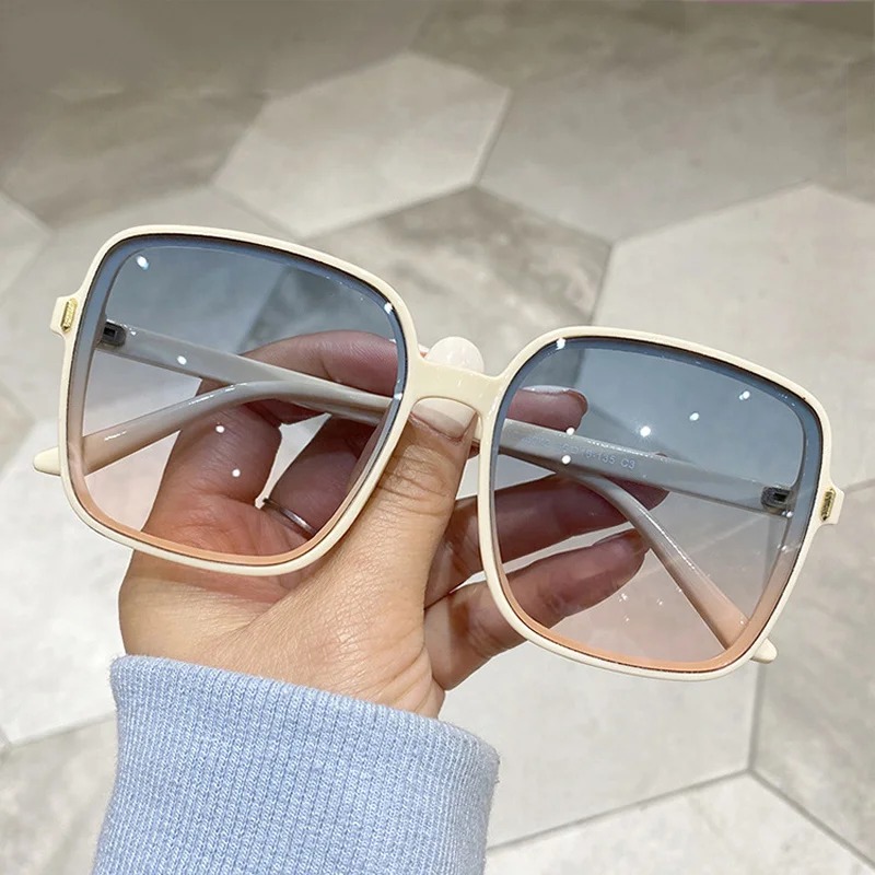 Vintage Oversized Square Sungl - Vintage Fashion Brands 리뷰 및 가격