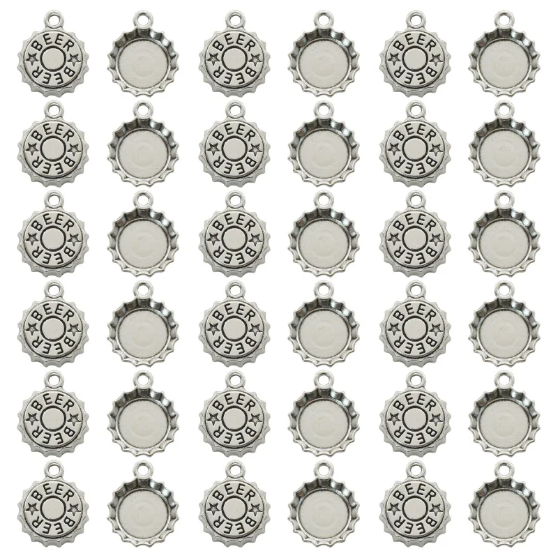 15PCS Antique Silver Plated Be - Vintage Fashion Earrings 리뷰 및 가격