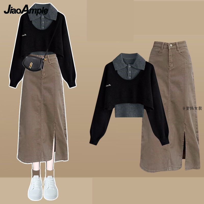 Women Spring Autumn New Vintag - Denim Skirt Midi Vintage 리뷰 및 가격