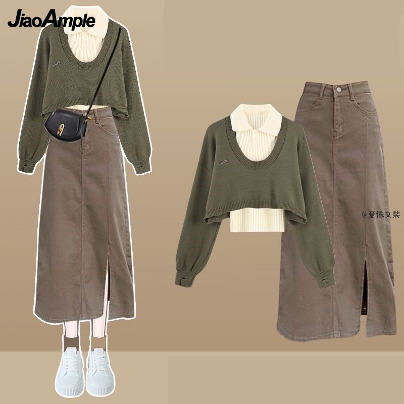 Women Spring Autumn New Vintag - Denim Skirt Midi Vintage 리뷰 및 가격