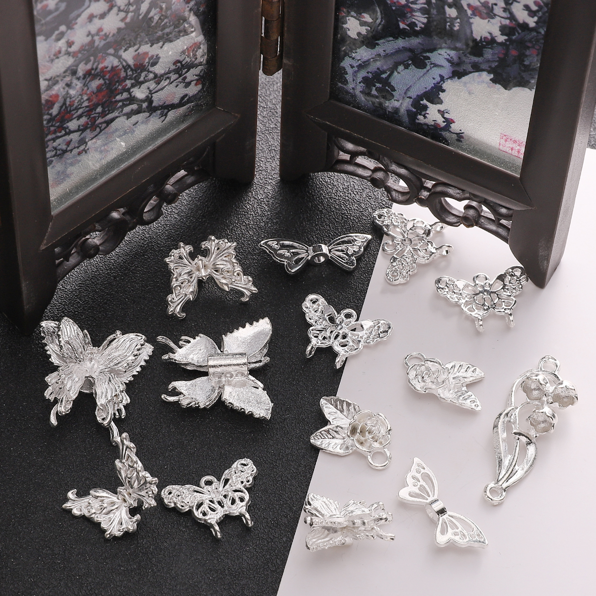 1-5pcs Beads Alloy Vintage Flo - Vintage Fashion Earrings 리뷰 및 가격