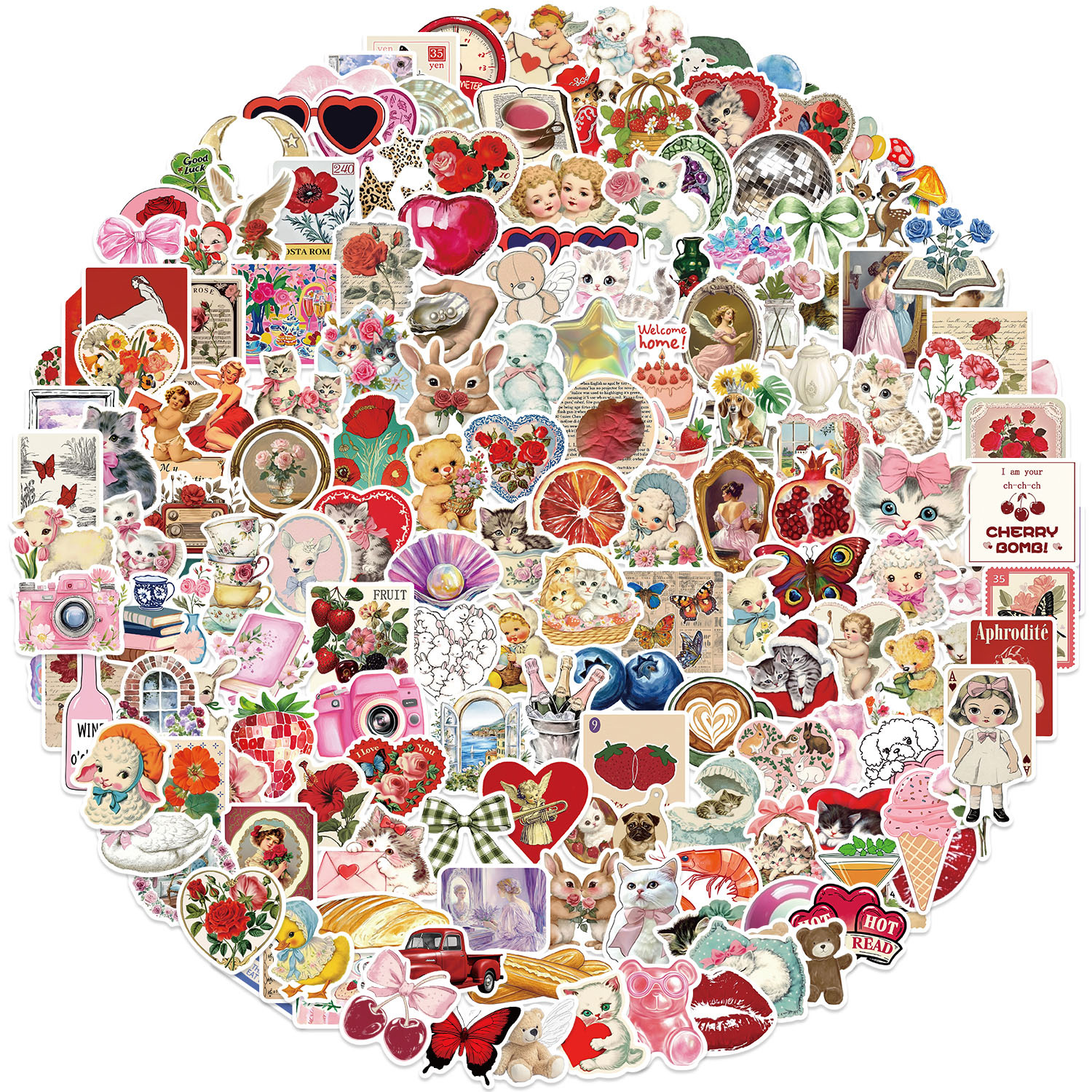 200Pcs Aesthetic Pinterest Sti - Vintage Fashion Pinterest 리뷰 및 가격