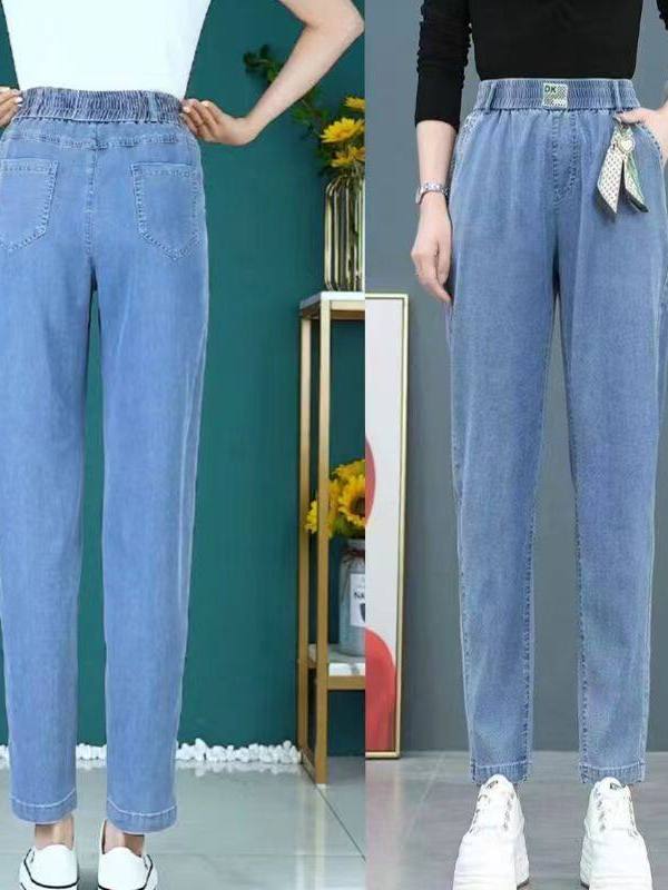High Waist Straight Leg Ice Si - Mom Jean High Rise 리뷰 및 가격