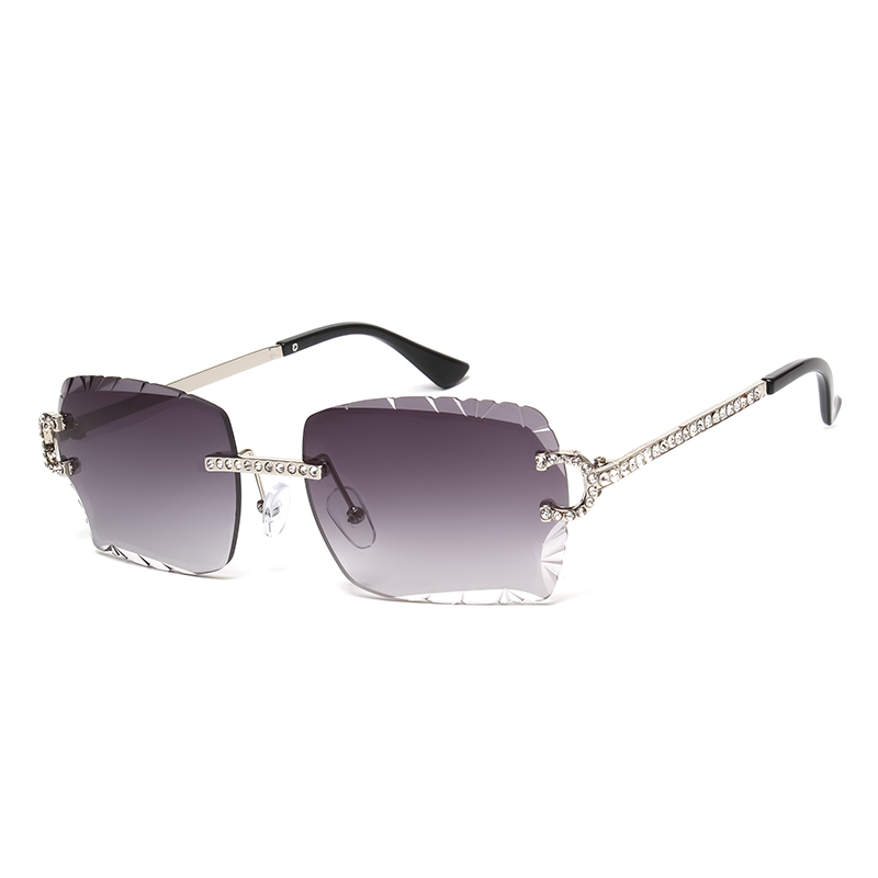 Fashion Rimless Square Sunglas - Vintage Fashion Brands 리뷰 및 가격