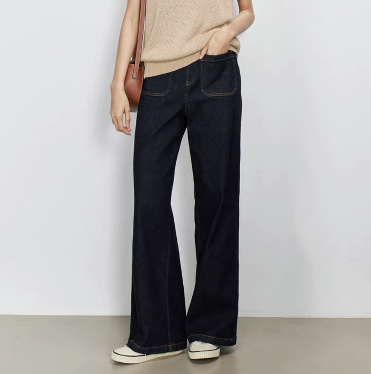 High Waist Wide Leg Blue Denim - Wide Leg Trouser 70S 리뷰 및 가격