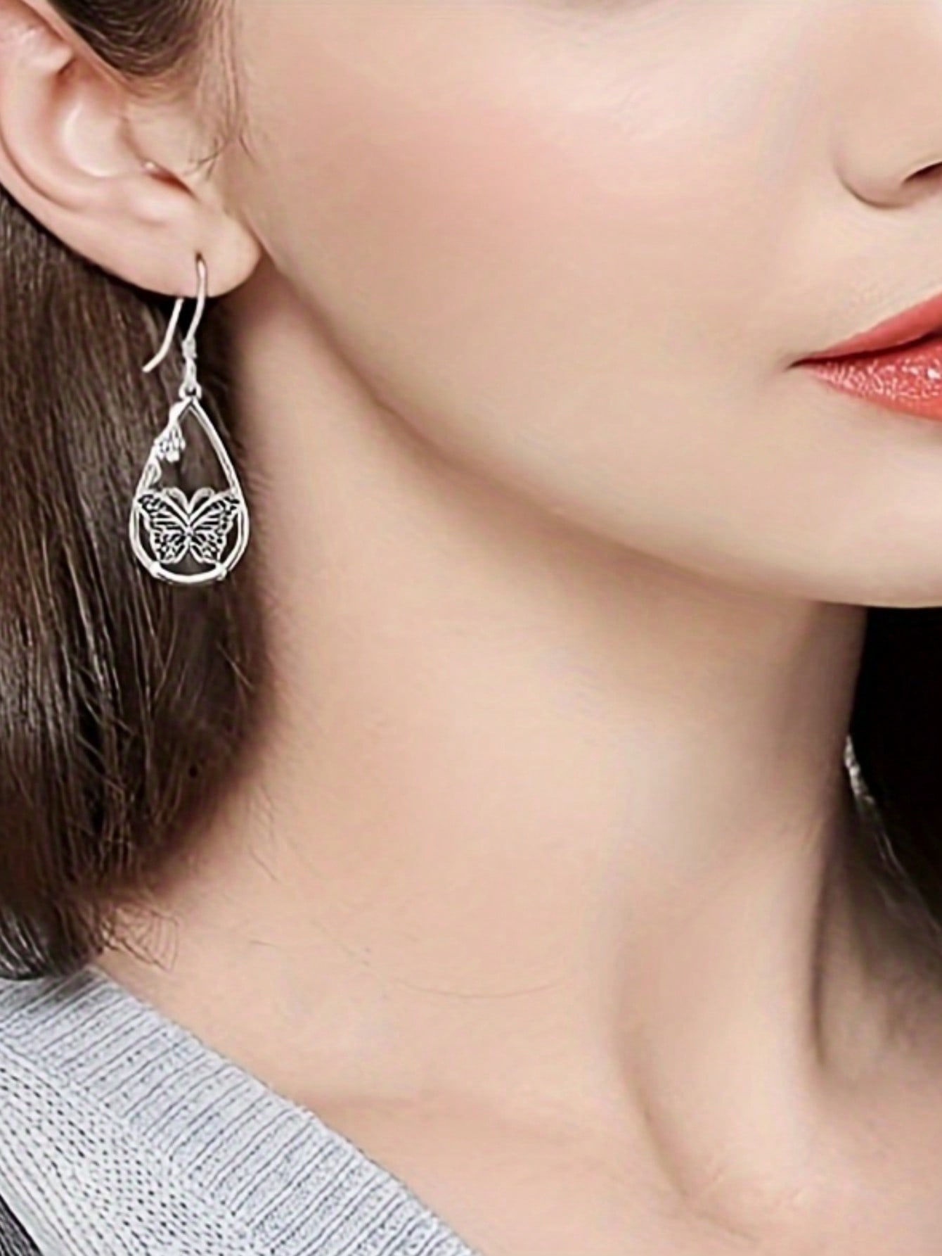 1pair Vintage Fashionable Wate - Vintage Fashion Earrings 리뷰 및 가격