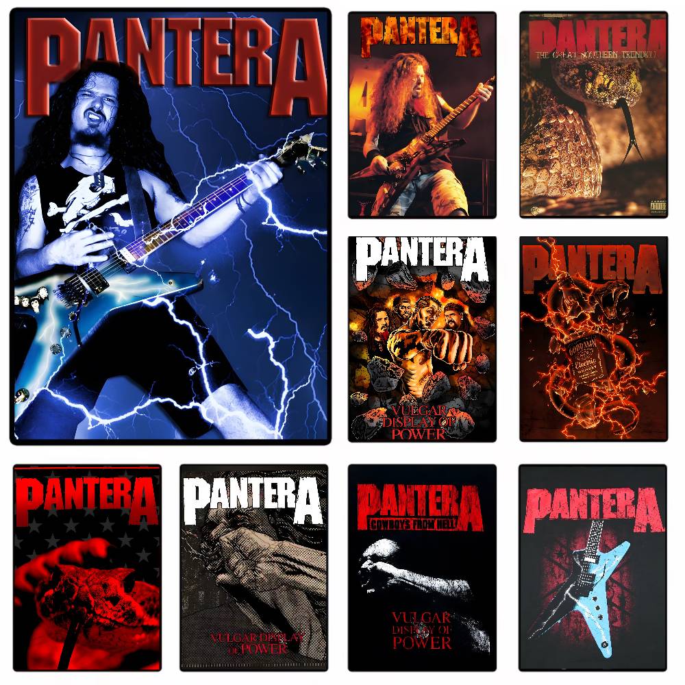 Vintage Music P-Pantera Band F - Vintage Fashion Prints For Wall 리뷰 및 가격